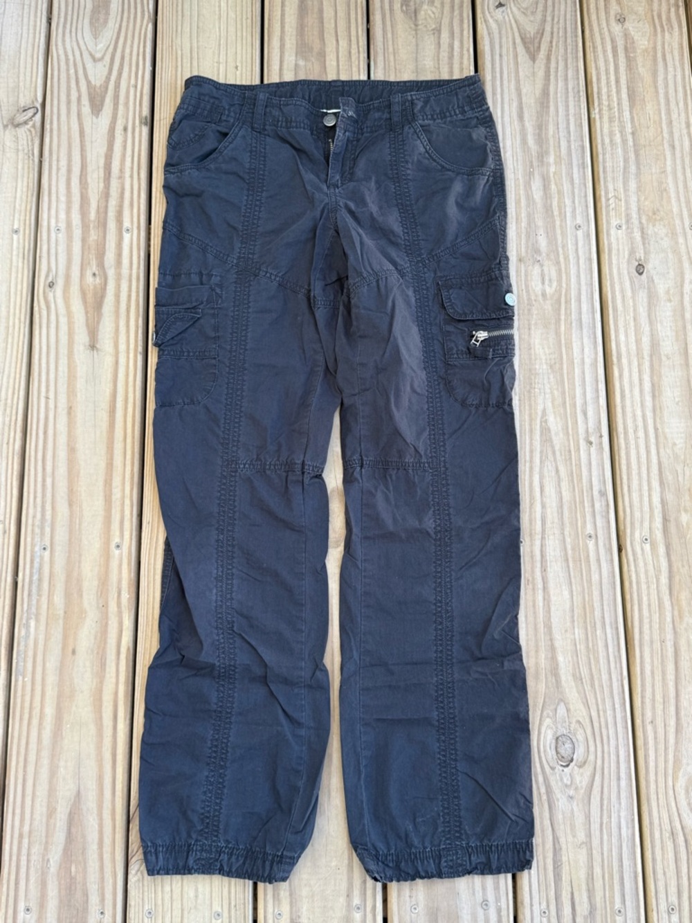 London Jean 100% Cotton Dark Navy Cargo Pants